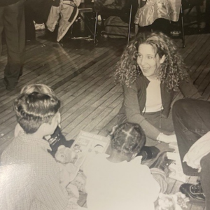 Photo of Shari Krull as a camp counselor